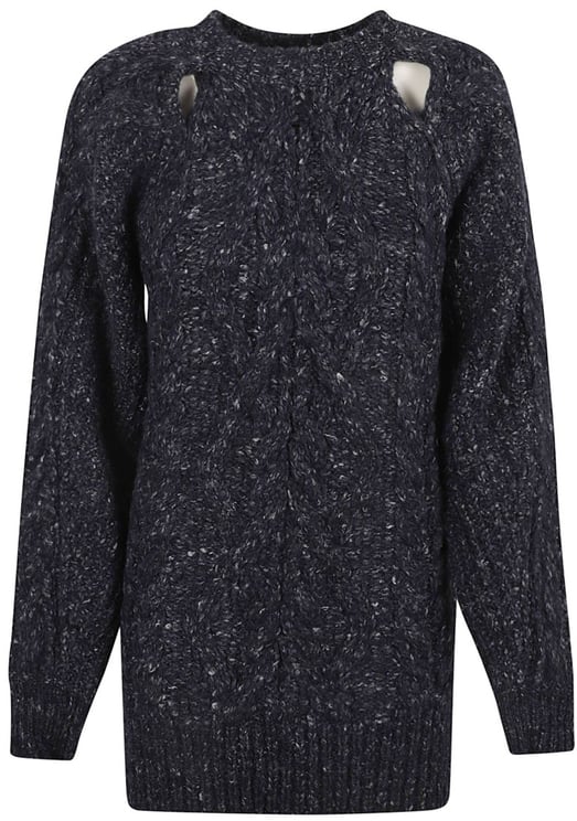 Isabel Marant Textured Knit Dress With Oversized Silhouette