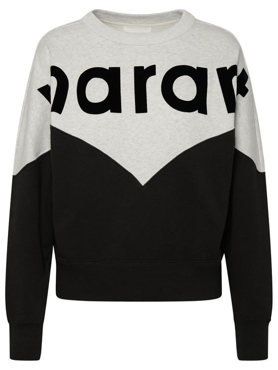 Isabel Marant Two-Color Cotton Blend Houston Sweatshirt