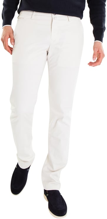 Jacob Cohen Heren Pantalone Slim Fit Bobby Wit