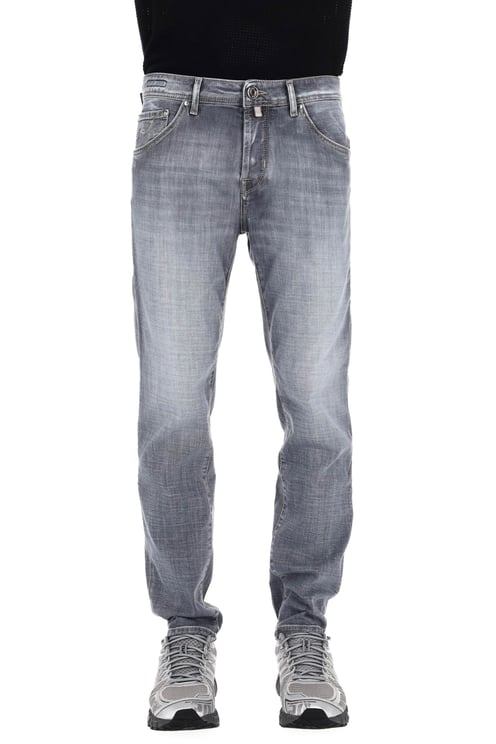 Jacob Cohen Scott Carrot Fit Grey Comfort Jeans