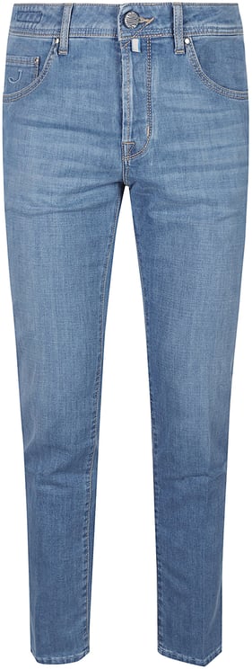 Jacob Cohen 5 Pockets Cropped Slim Fit Scott Jeans Blue