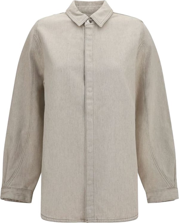 Jacquemus Jacquemus Beige Denim Shirt
