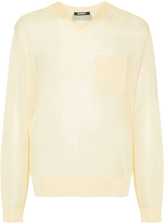Jacquemus Sweaters Light Yellow