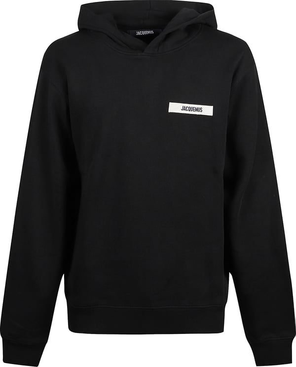 Jacquemus Hooded Gros Grain Sweatshirt With Logo Detail