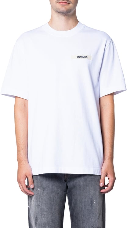 Jacquemus LE TSHIRT GROS GRAIN WHITE