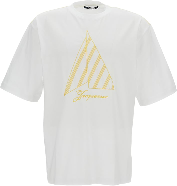 Jacquemus Cotton-Hemp Oversized Logo T-Shirt