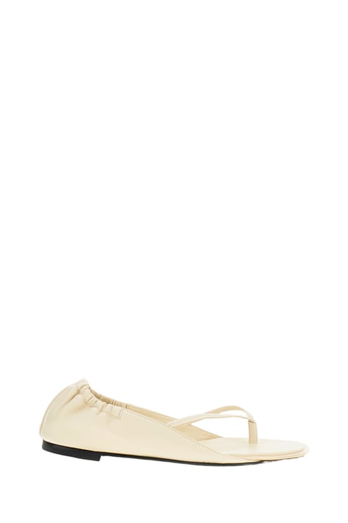 Jacquemus White Nu-Pieds Thong Sandals
