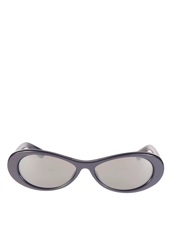 Jacquemus Elongated Oval Glossy Frame Sunglasses
