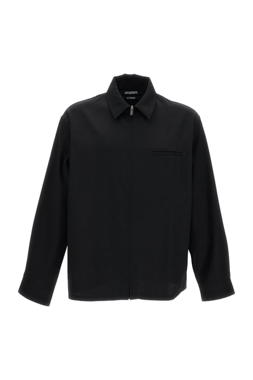Jacquemus La Chemise Mecano Zipped Shirt