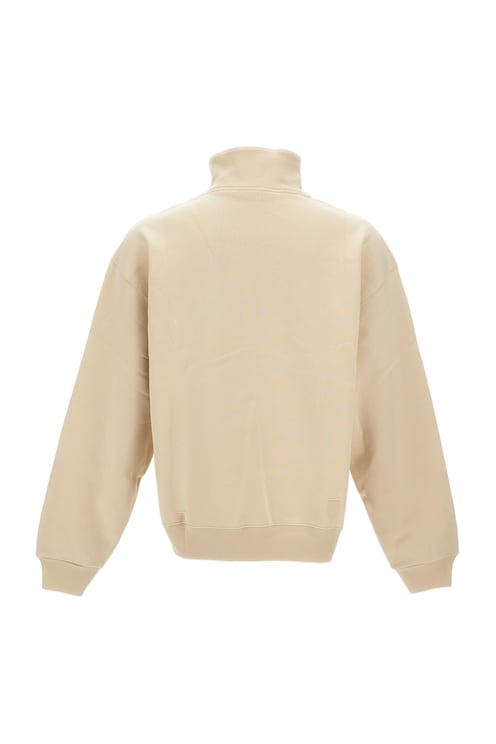 Jacquemus High Neck GROS GRAIN Sweatshirt with Metal Zip and Logo