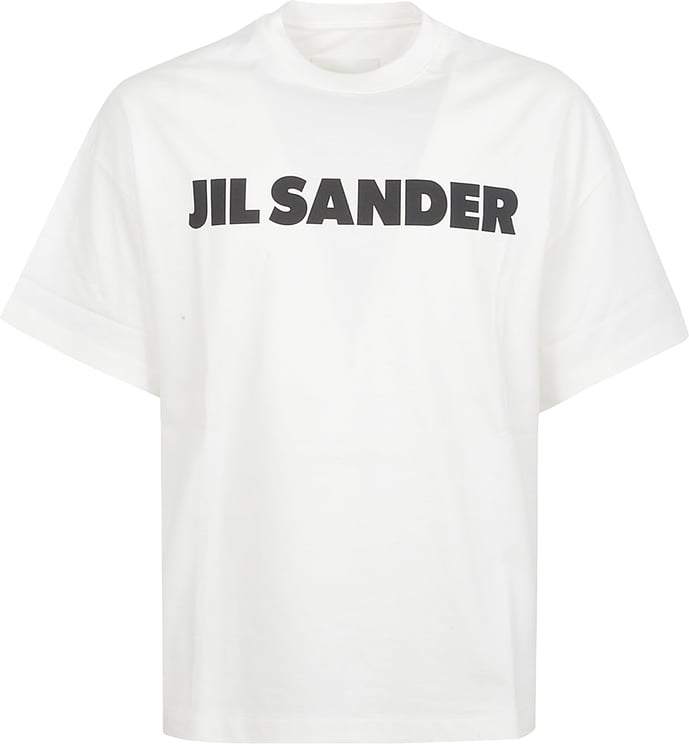 Jil Sander Short-Sleeve T-Shirt with Bold Logo