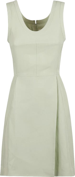 Jil Sander Fitted Bodice Dress With Flared Skirt