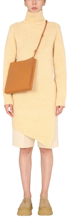 Jil Sander LONG ASYMMETRIC SWEATER