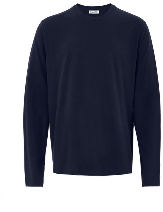Jil Sander Jil Sander Blue Cotton T-Shirt