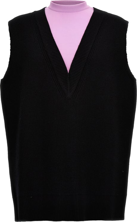 Jil Sander Jil Sander Multicolor Wool Sleeveles Sweater