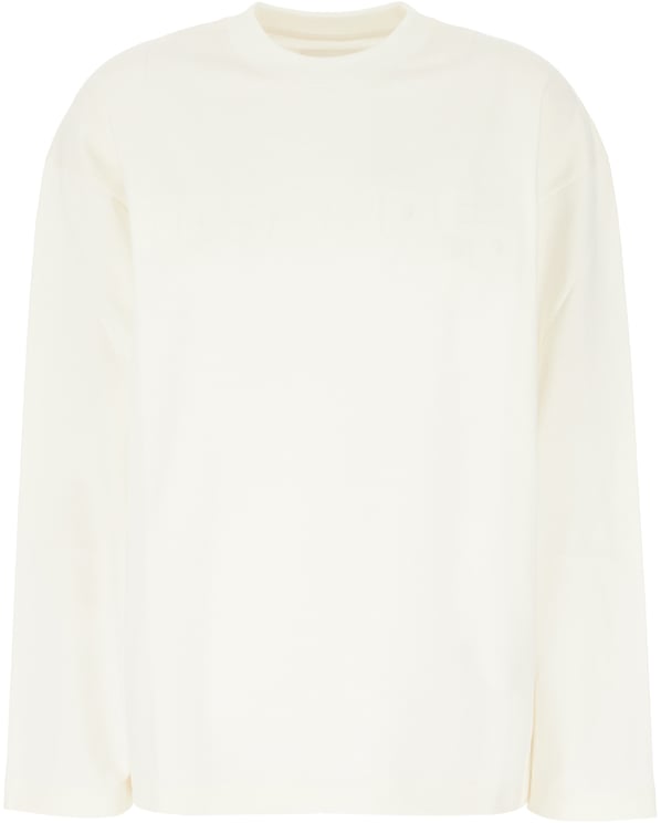 Jil Sander Jil Sander Ivory cotton oversize t-shirt
