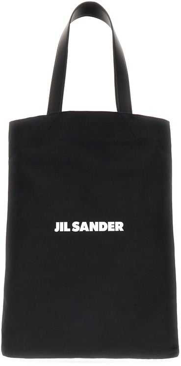 Jil Sander Jil Sander Black canvas shopping bag