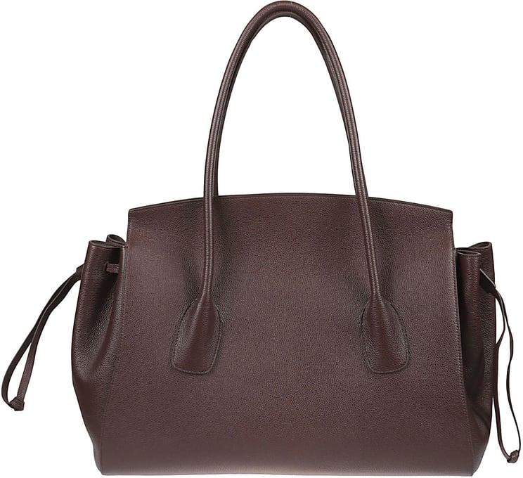 Jil Sander Spacious Structured Handbag with Flap Closure