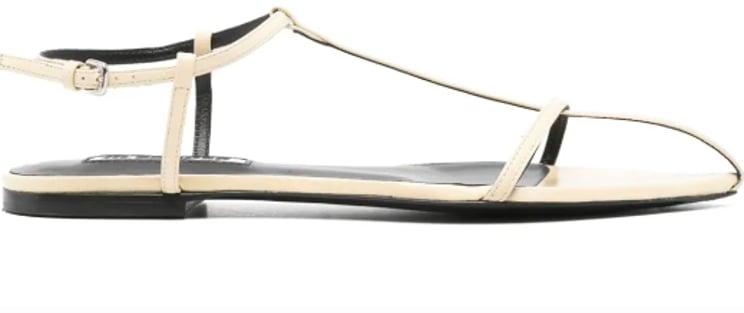 Jil Sander Cage Sandals Beige