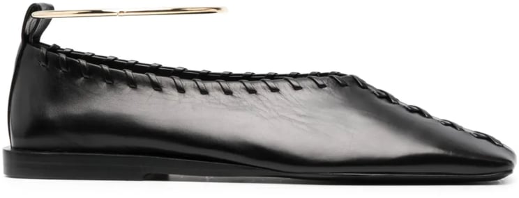 Jil Sander Ballerina Black Gold