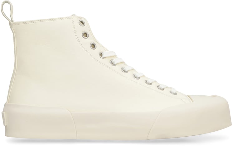 Jil Sander Leather high-top sneakers