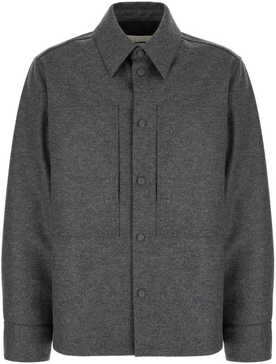 Jil Sander Jil Sander Grey wool shirt