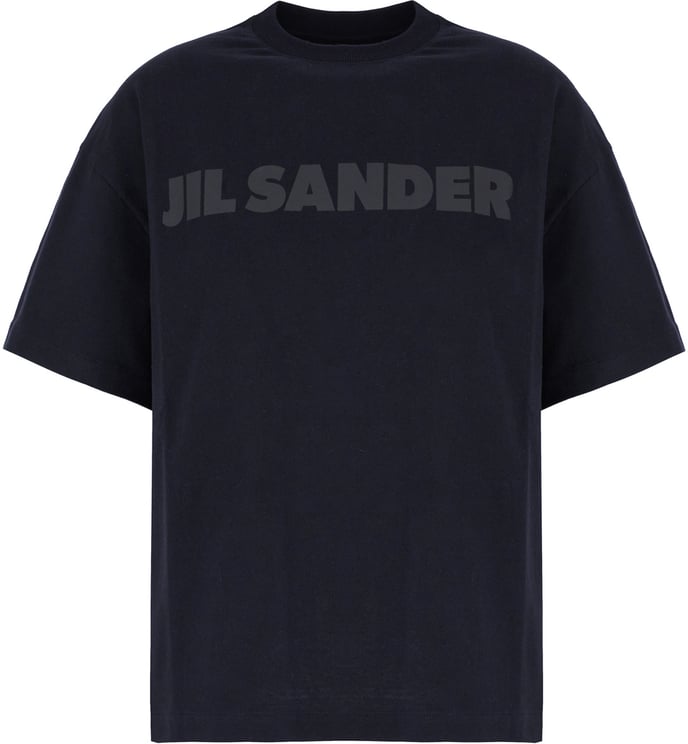 Jil Sander Jil Sander Midnight blue cotton t-shirt