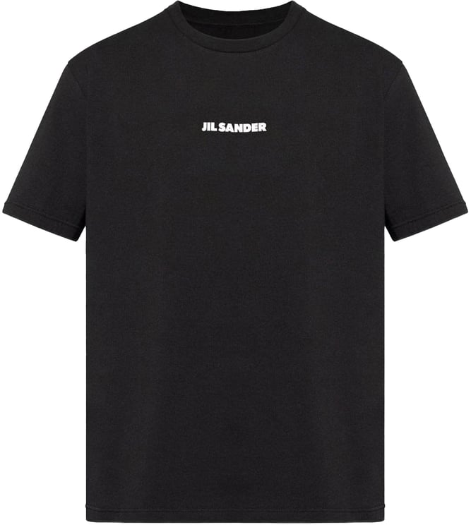 Jil Sander T-shirt met zwart logo