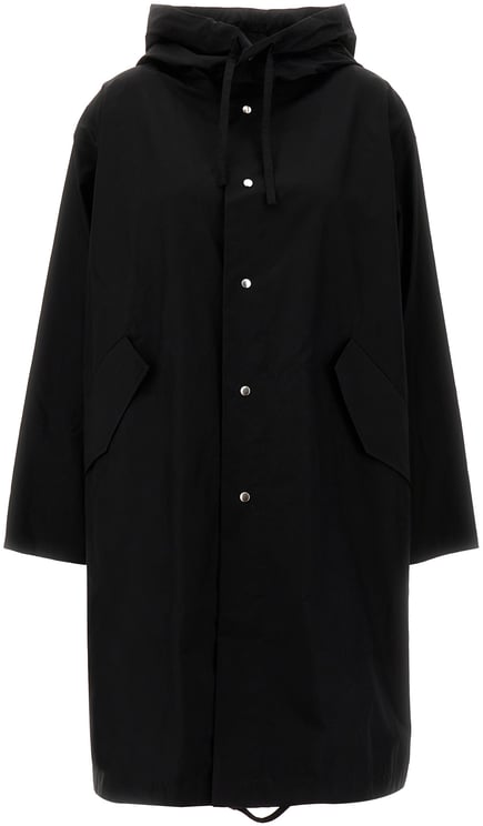 Jil Sander Jil Sander Black cotton oversize parka