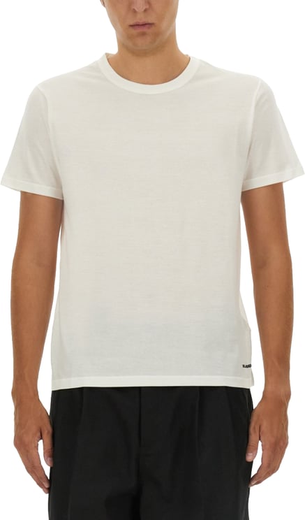 Jil Sander Classic White Cotton T-Shirt