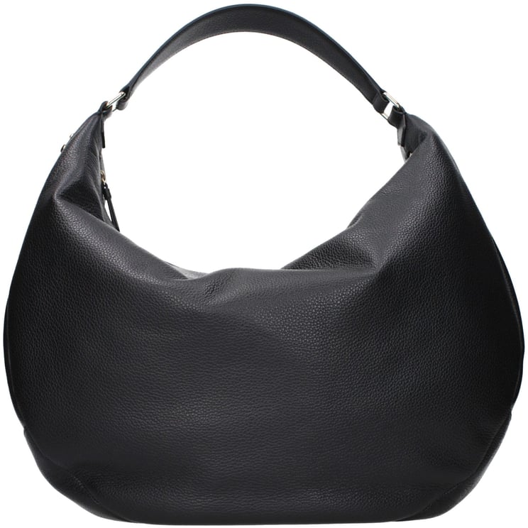 Jimmy Choo Jimmy Choo Black Leather Shoulder Bag