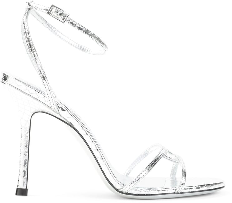 Jimmy Choo Jimmy Choo 1998 Leo Candy Wrap Leather Sandals