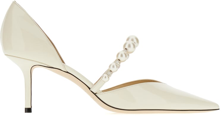 Jimmy Choo Jimmy Choo Ivory leather Aurelie pumps