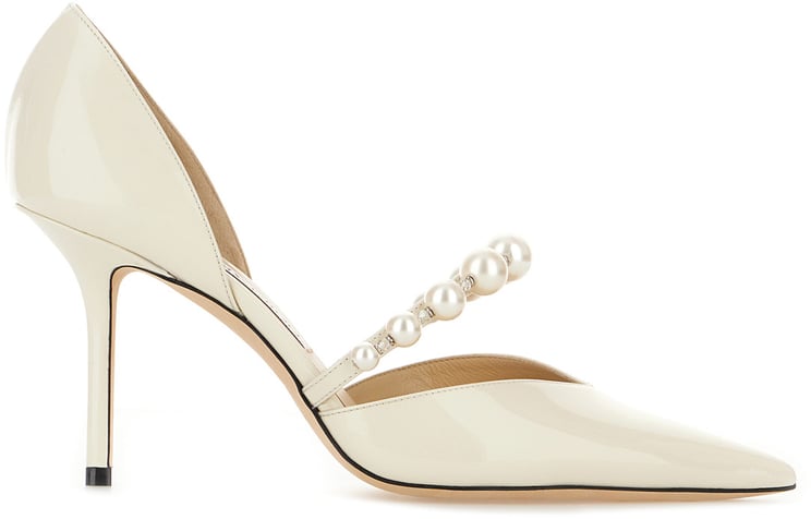 Jimmy Choo Jimmy Choo Ivory leather Aurelie pumps