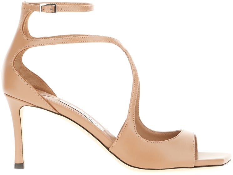 Jimmy Choo Jimmy Choo Skin pink nappa leather Azia sandals