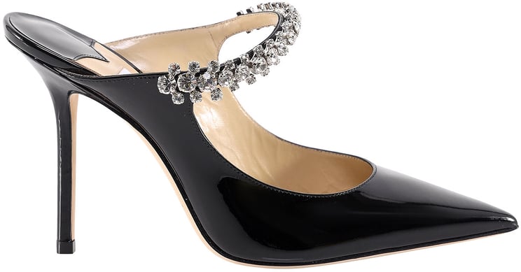 Jimmy Choo Bing 100 patent leather mule