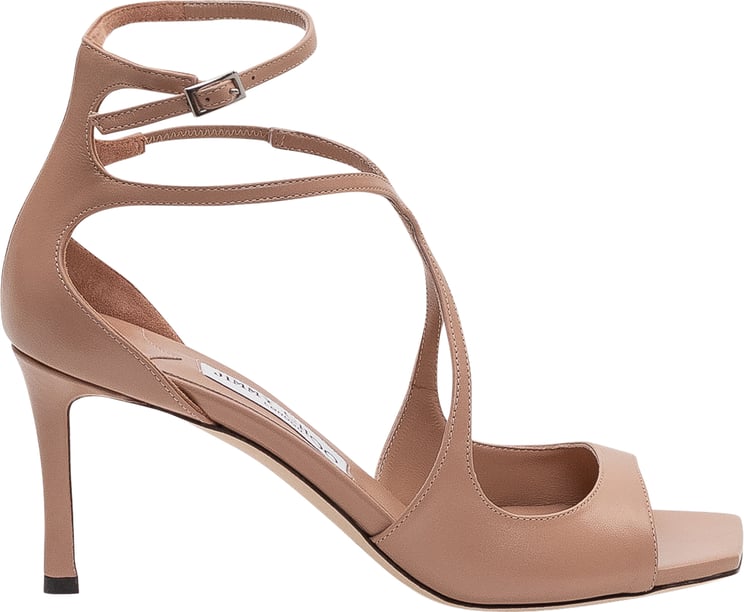 Jimmy Choo Sandalo in Pelle con Cinturino alla Caviglia