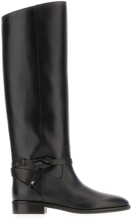 Jimmy Choo Jimmy Choo Black leather Lawton boots