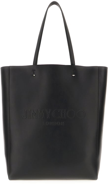 Jimmy Choo Jimmy Choo Black leather Lenny shopping bag