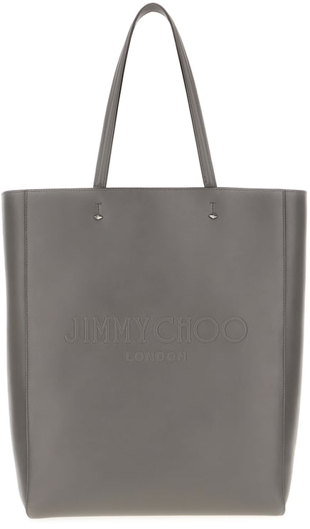 Jimmy Choo Jimmy Choo Dark grey leather large Lenny handbag