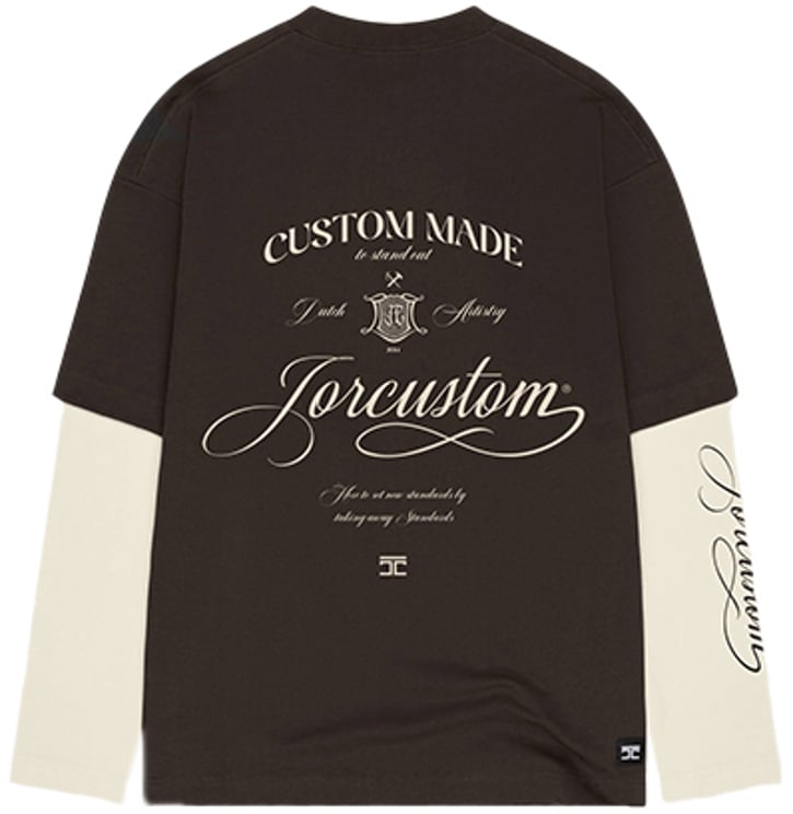 JORCUSTOM Jorcustom Handscript Double Layered Longsleeve T-Shirt