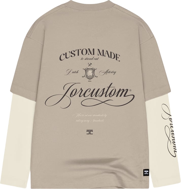 JORCUSTOM Handscript Double Layered Longsleeve T-Shirt