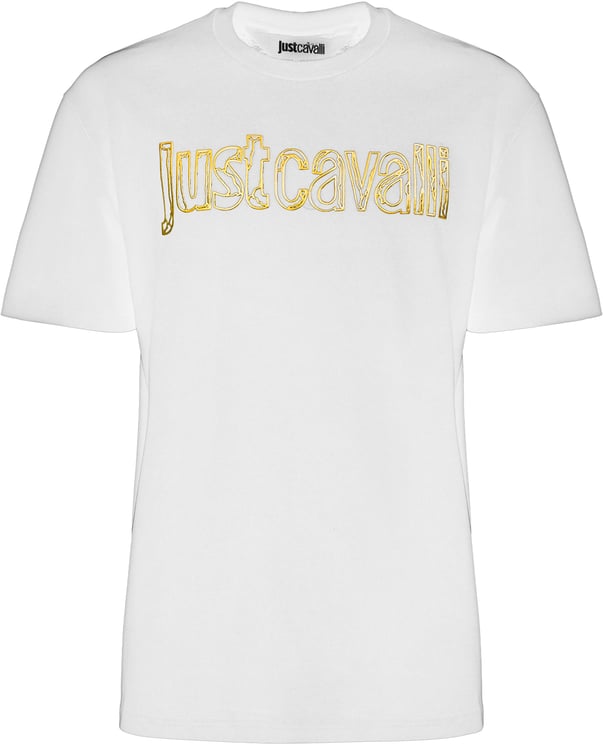 Just Cavalli T-Shirts And Polos White