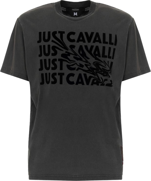 Just Cavalli T-Shirts And Polos Black