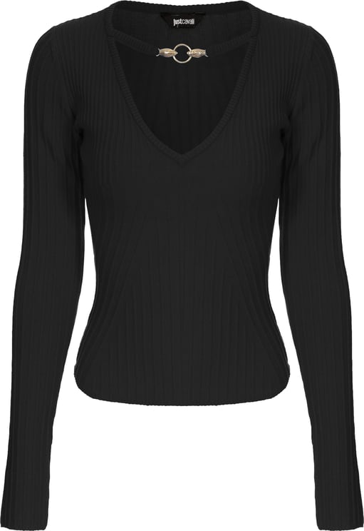 Just Cavalli Sweaters Black