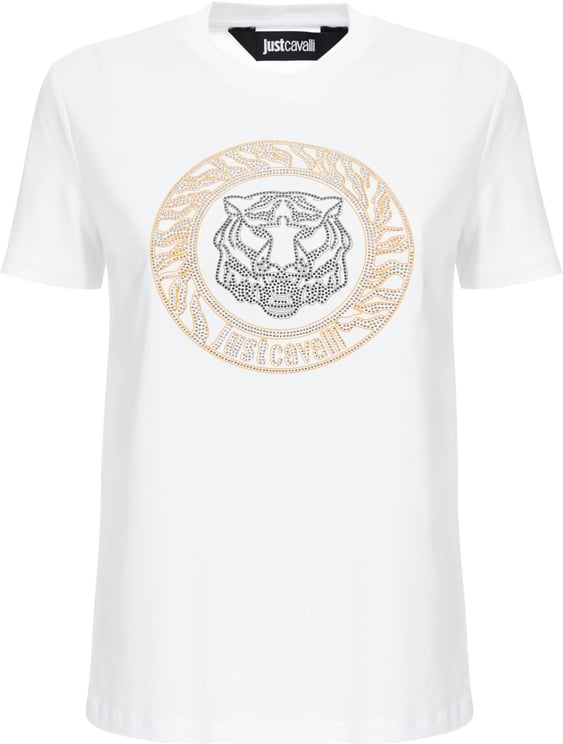 Just Cavalli T-Shirts And Polos White