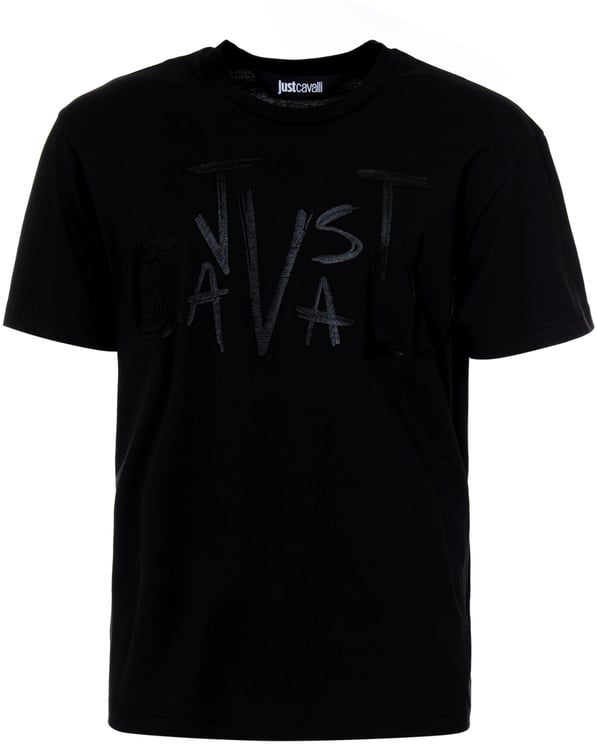 Just Cavalli T-Shirts And Polos Black
