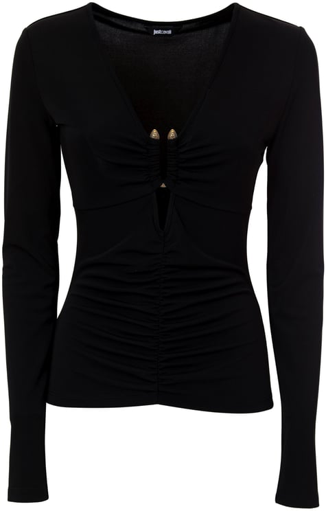 Just Cavalli T-Shirts And Polos Black