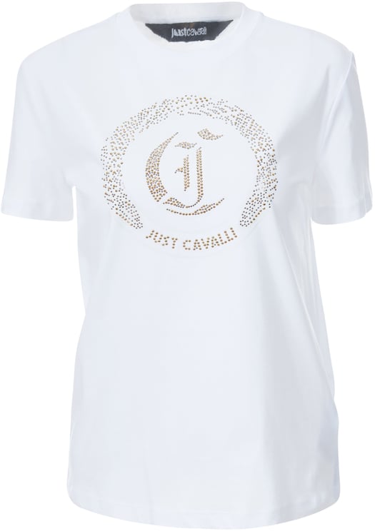 Just Cavalli T-Shirts And Polos White