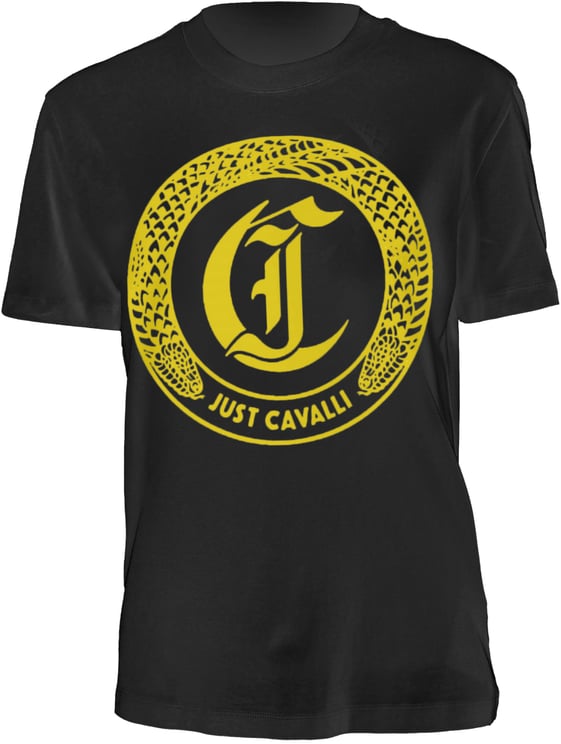 Just Cavalli T-Shirts And Polos Black